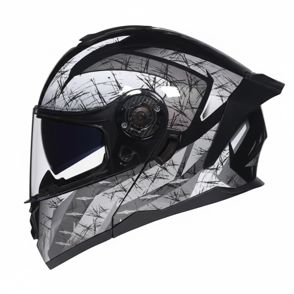 UWALK 900 Flip-Up Motorcycle Helmet with DOT Approved