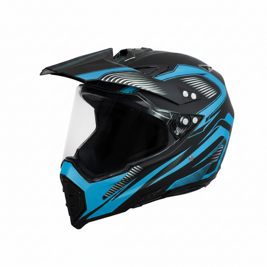 UWALK 128 Motocross Helmet for Adult, DOT & CE Certified