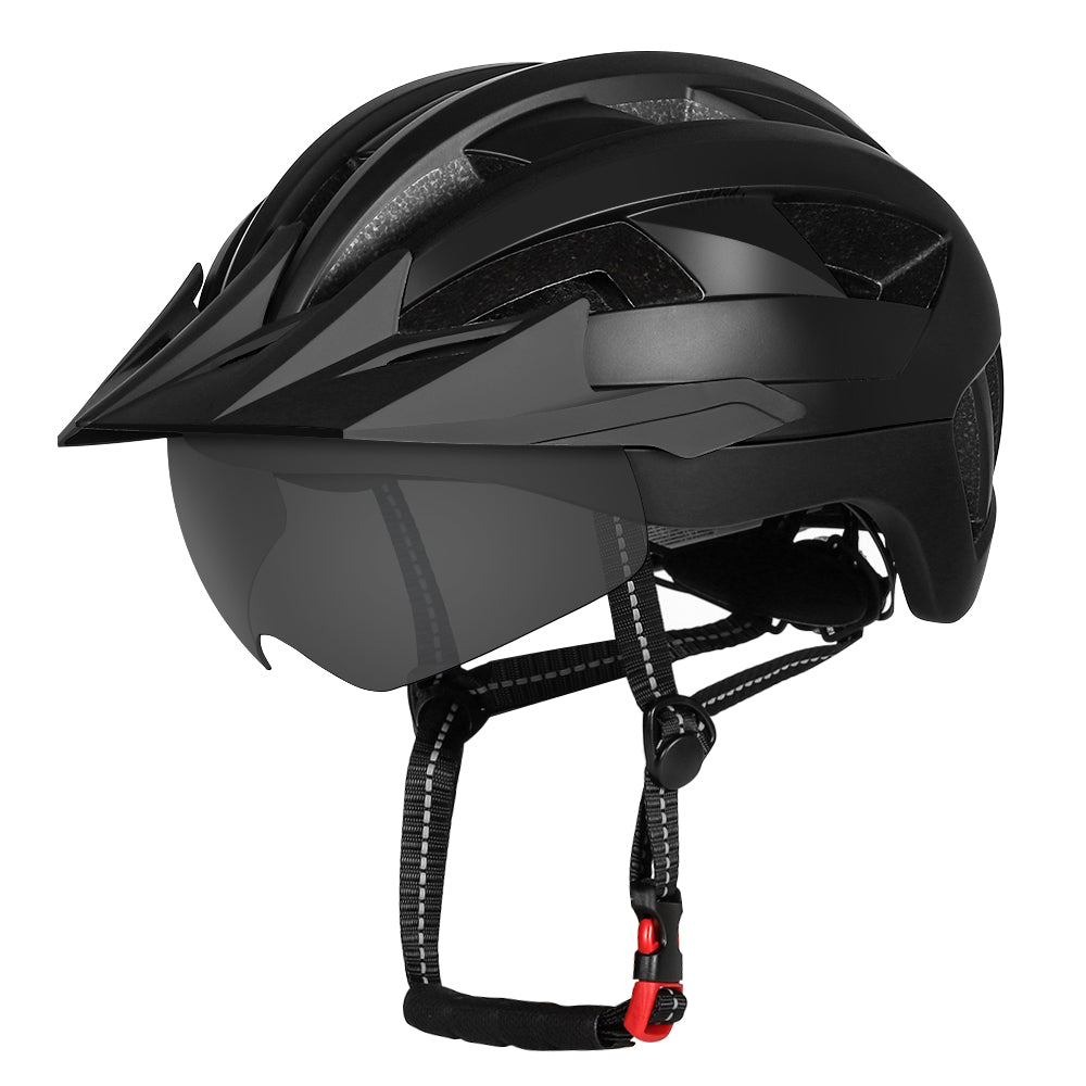 HOT UWALK A023G Bicycle Helmet with magnetic len, with charging tail light for Adult