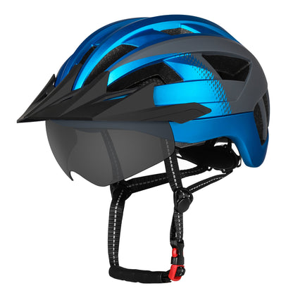 HOT UWALK A023G Bicycle Helmet with magnetic len, with charging tail light for Adult