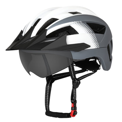 HOT UWALK A023G Bicycle Helmet with magnetic len, with charging tail light for Adult
