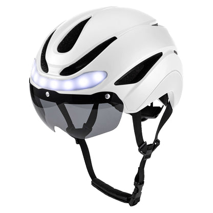 UWALK A009G Smart Bike Helmet for Adult – LED Light, Turn Signals & Magnetic Visor