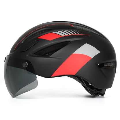 UWALK-A013G Bike Helmet with magnetic windshield & USB charging taillight