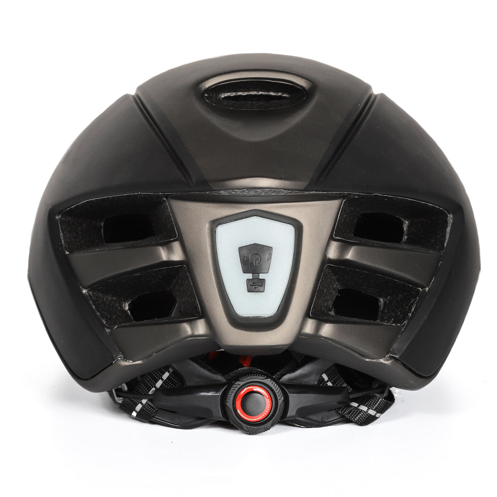 UWALK A026G Bike Helmet with magnetic windshield & USB charging taillight