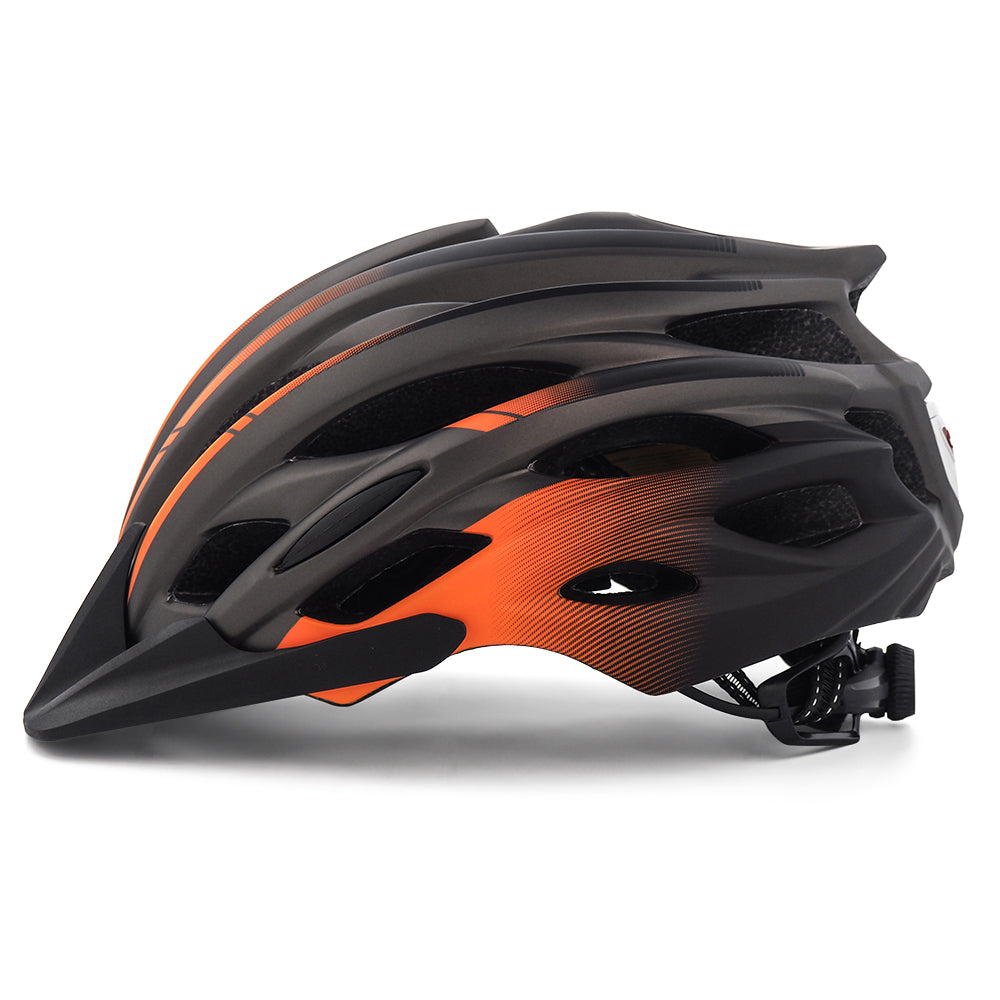 UWALK A037V Bicycle Helmet with detachable brim & Button battery tail light for Adult