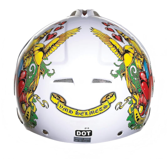 UWALK 215 Open Face Motorcycle Helmet, DOT & CE Certified