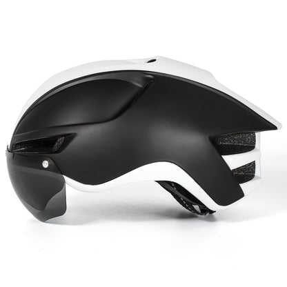 UWALK A026G Bike Helmet with magnetic windshield & USB charging taillight