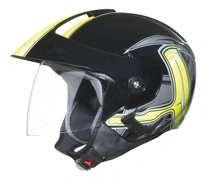 UWALK 215 Open Face Motorcycle Helmet, DOT & CE Certified