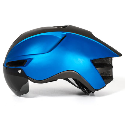UWALK A026G Bike Helmet with magnetic windshield & USB charging taillight
