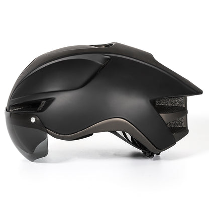 UWALK A026G Bike Helmet with magnetic windshield & USB charging taillight