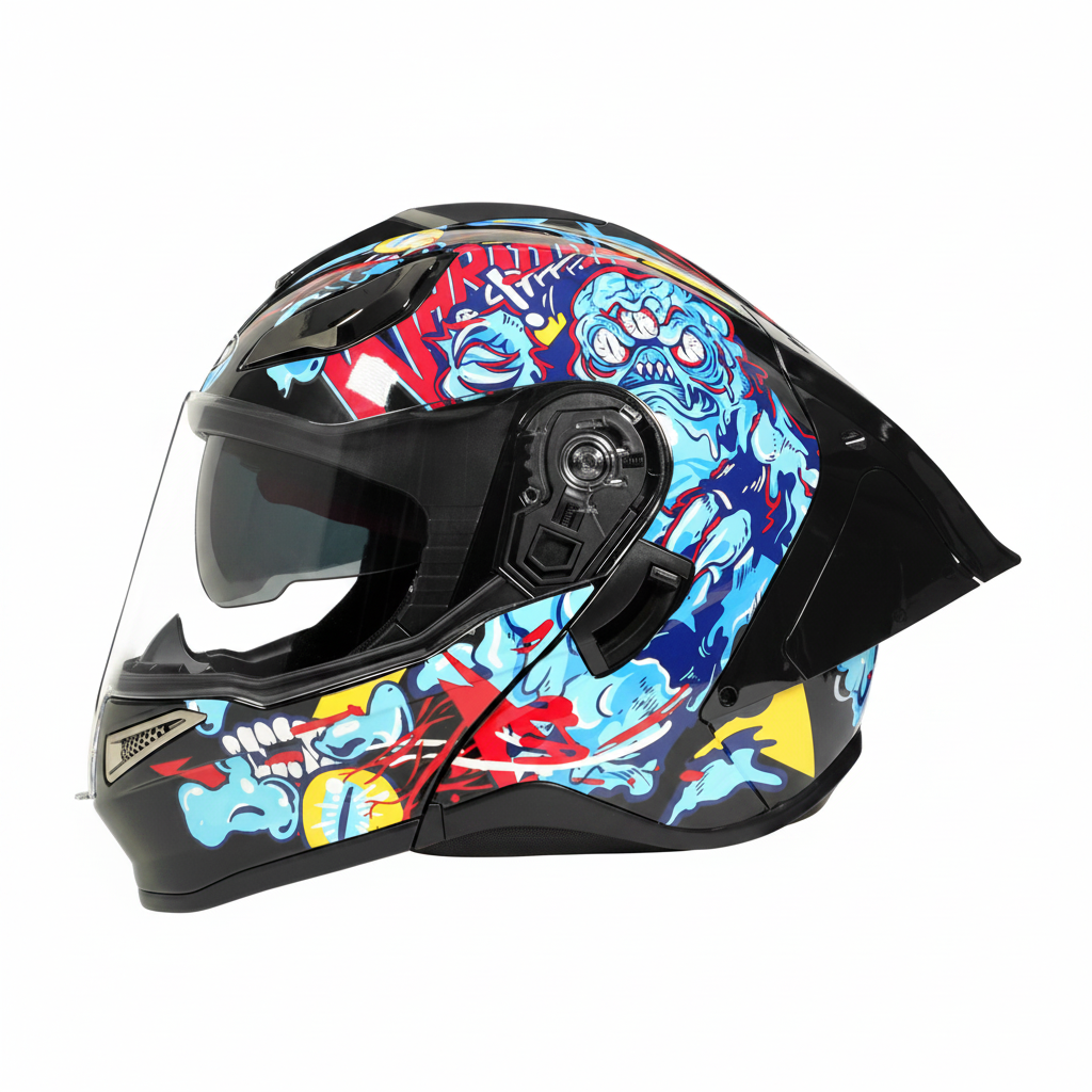 NEW UWALK 165 Flip-Up Motorcycle Helmet with DOT Approved