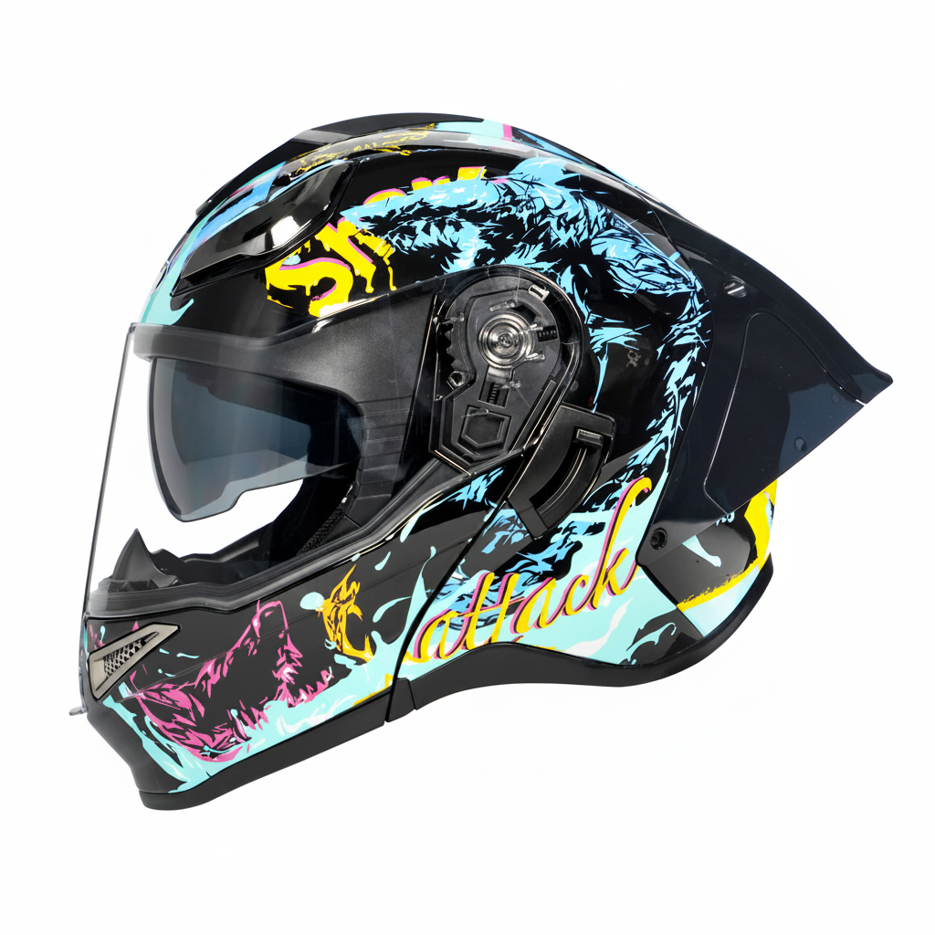NEW UWALK 165 Flip-Up Motorcycle Helmet with DOT Approved