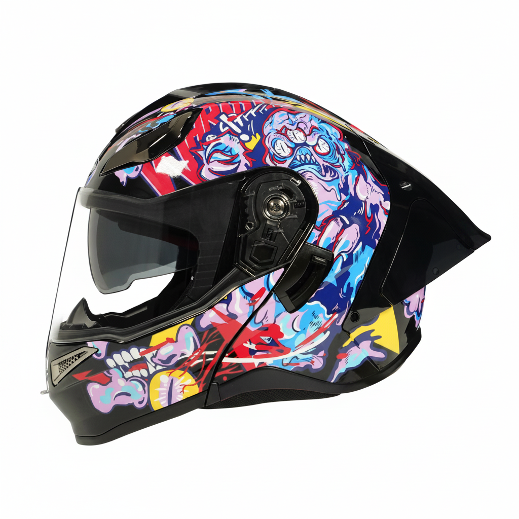NEW UWALK 165 Flip-Up Motorcycle Helmet with DOT Approved