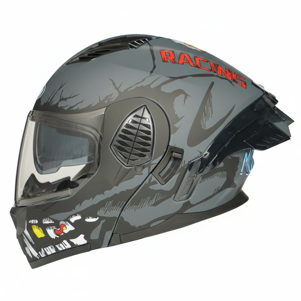 NEW UWALK 167 Flip-Up Motorcycle Helmet with DOT Approved
