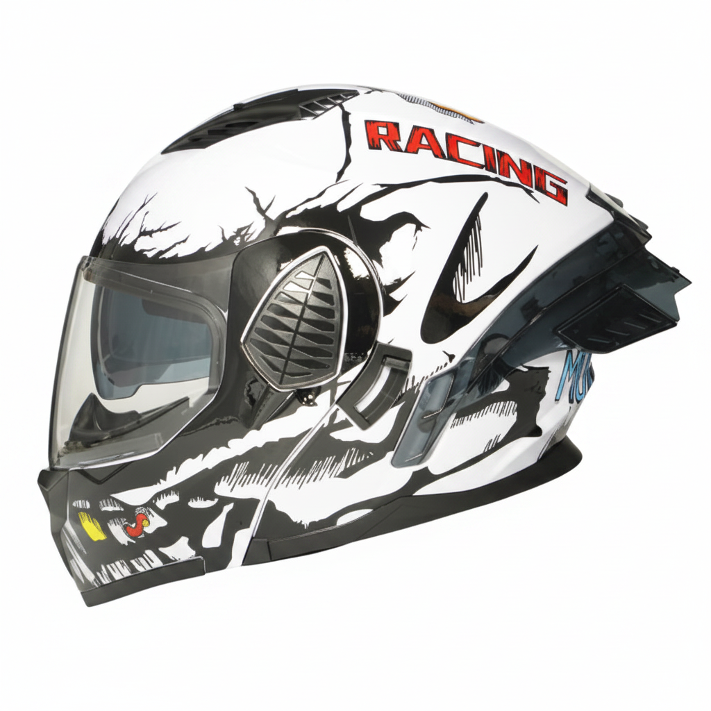 NEW UWALK 167 Flip-Up Motorcycle Helmet with DOT Approved