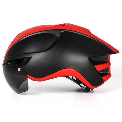 UWALK A026G Bike Helmet with magnetic windshield & USB charging taillight