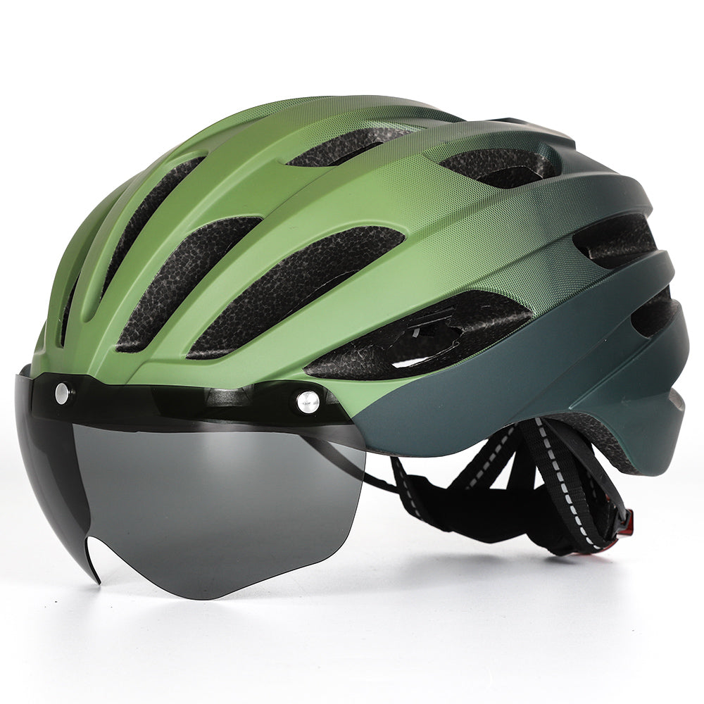HOT UWALK A022G Bicycle Helmet with magnetic len for Adult