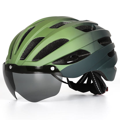 HOT UWALK A022G Bicycle Helmet with magnetic len for Adult