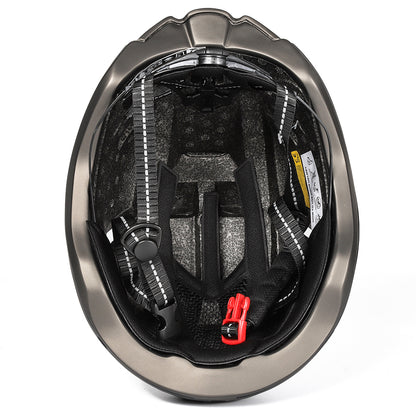 UWALK A026G Bike Helmet with magnetic windshield & USB charging taillight