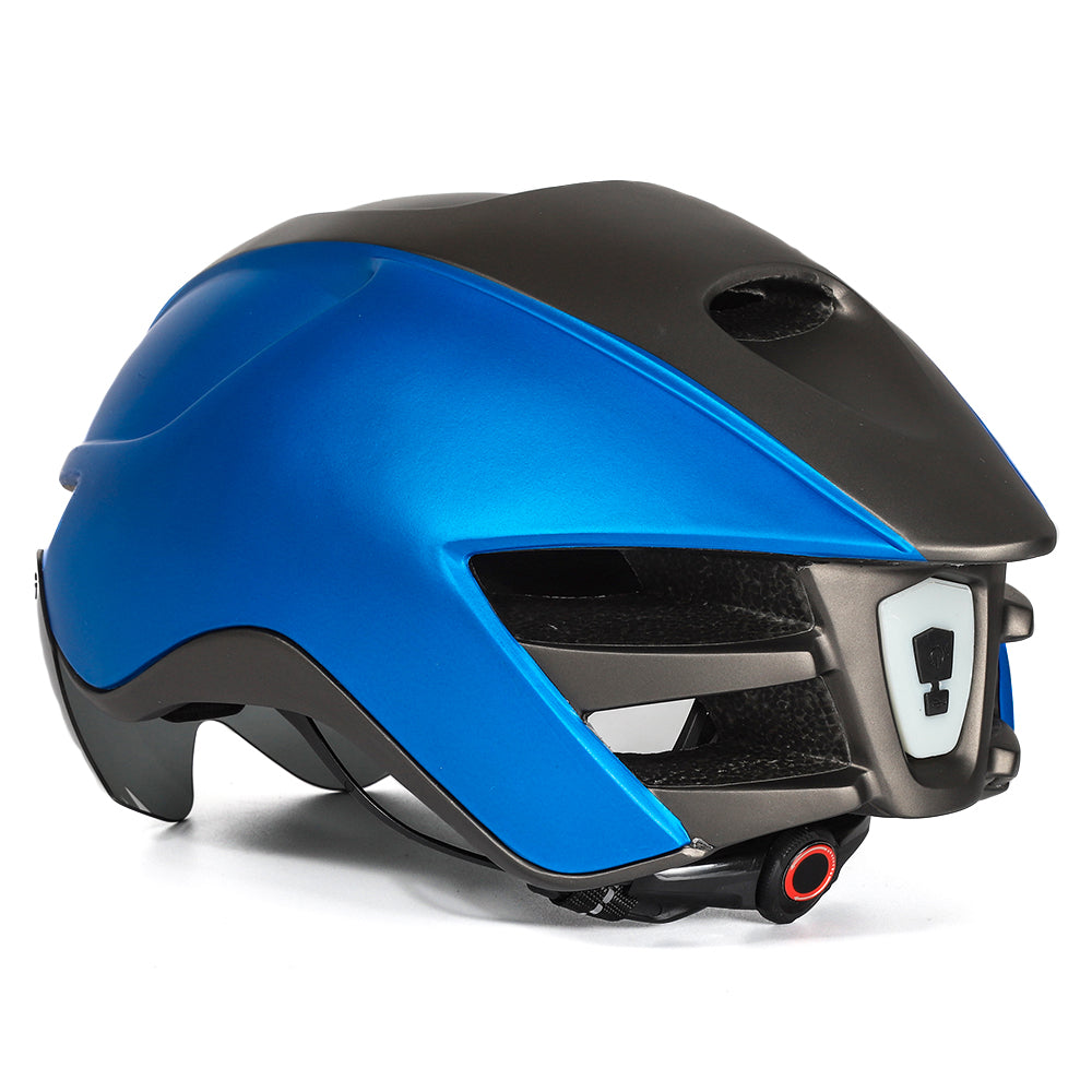 UWALK A026G Bike Helmet with magnetic windshield & USB charging taillight