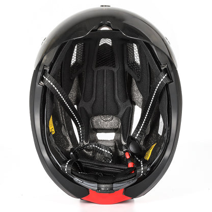 UWALK A016G Bike Helmet with magnetic windshield & USB charging taillight