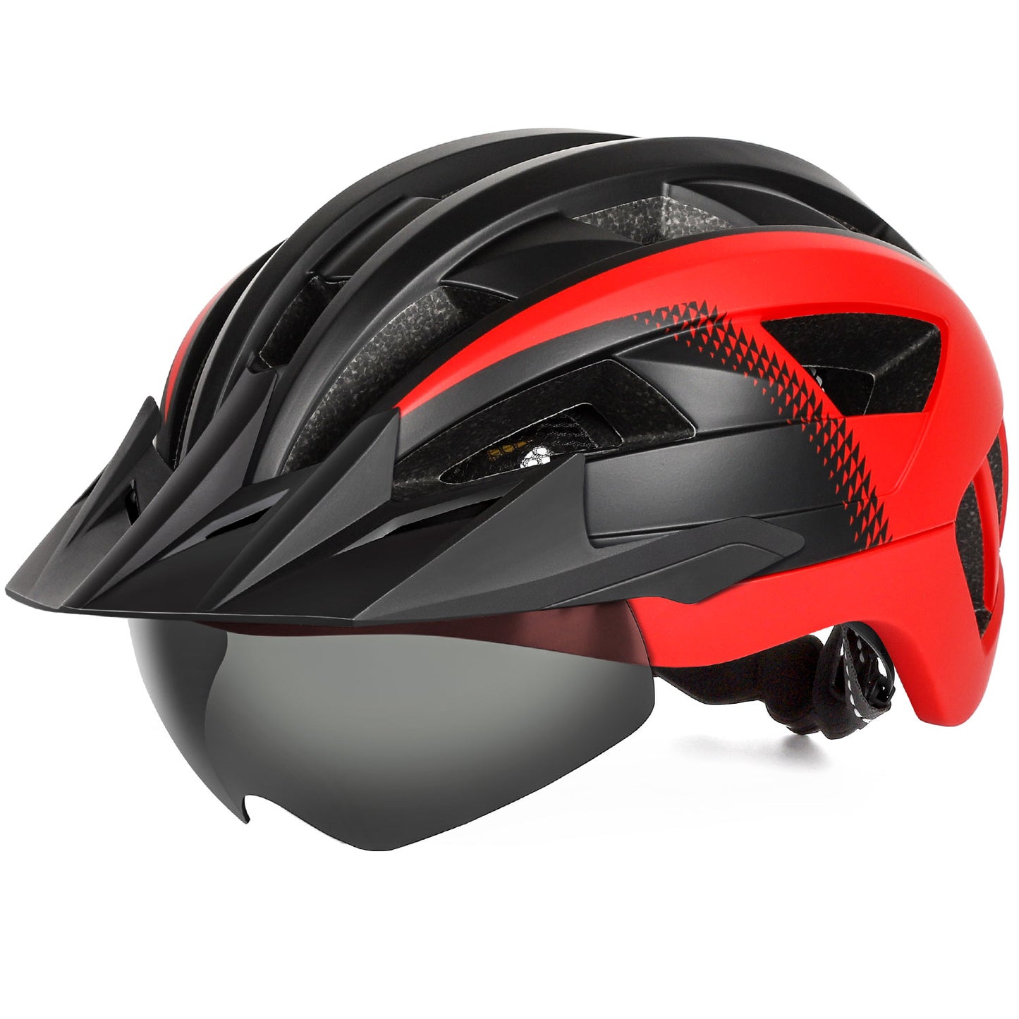 HOT UWALK A023G Bicycle Helmet with magnetic len, with charging tail light for Adult