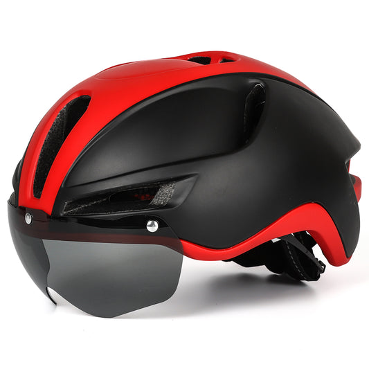 UWALK A026G Bike Helmet with magnetic windshield & USB charging taillight
