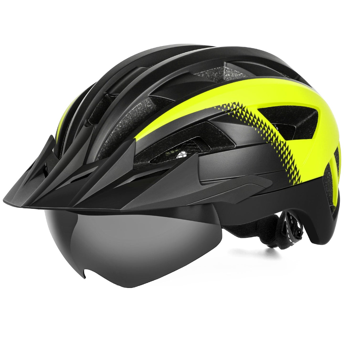 HOT UWALK A023G Bicycle Helmet with magnetic len, with charging tail light for Adult