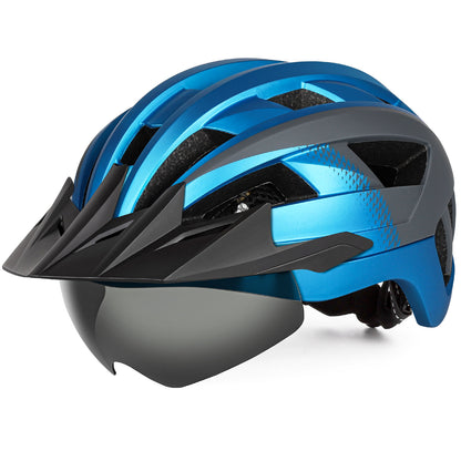HOT UWALK A023G Bicycle Helmet with magnetic len, with charging tail light for Adult