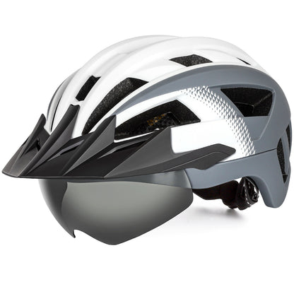 HOT UWALK A023G Bicycle Helmet with magnetic len, with charging tail light for Adult