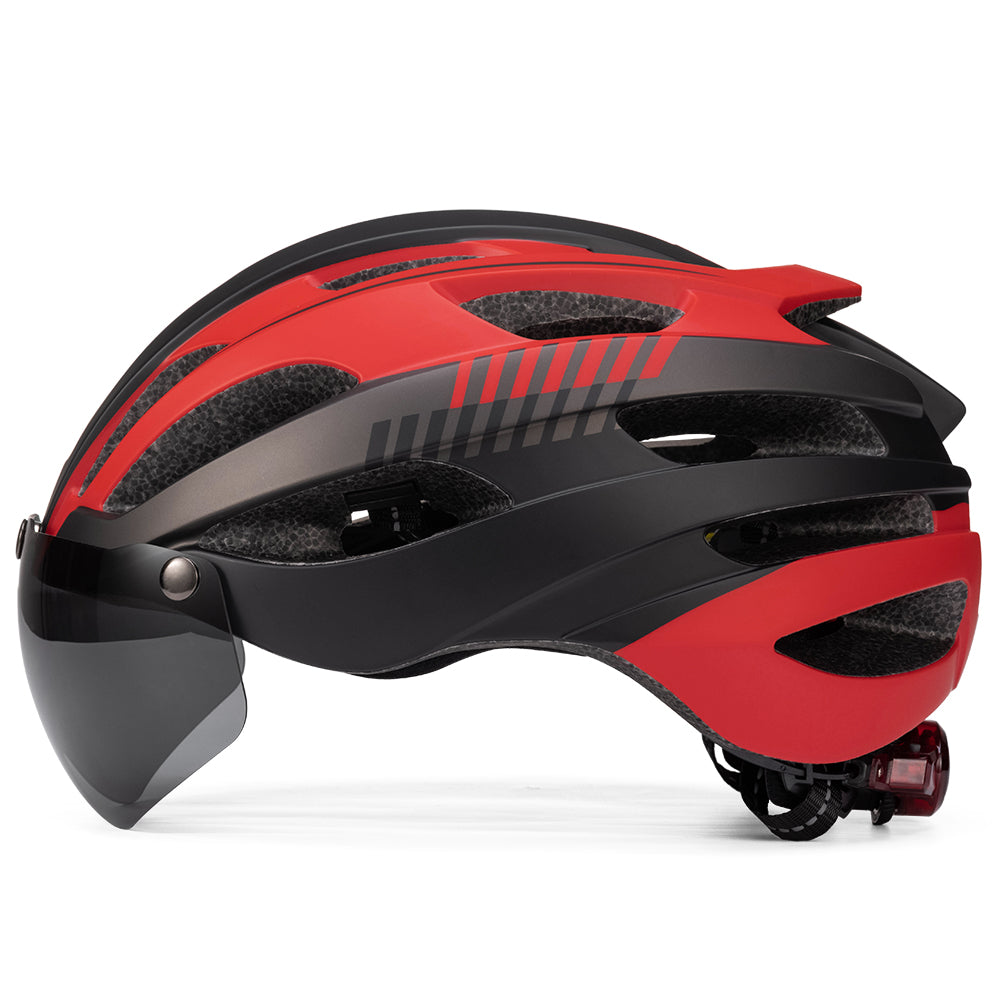 HOT UWALK A022G Bicycle Helmet with magnetic len for Adult
