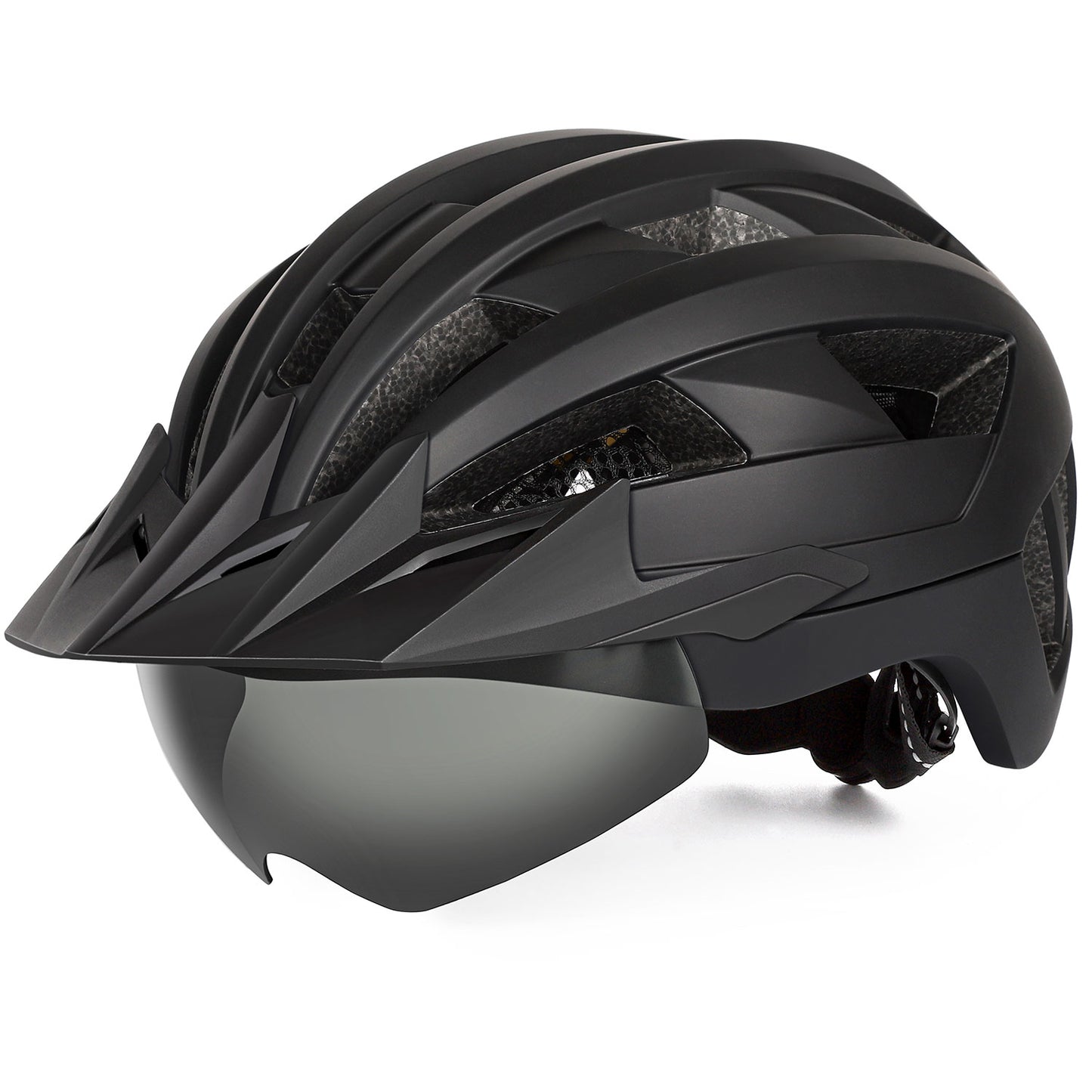 HOT UWALK A023G Bicycle Helmet with magnetic len, with charging tail light for Adult