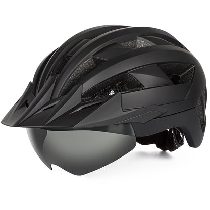 HOT UWALK A023G Bicycle Helmet with magnetic len, with charging tail light for Adult