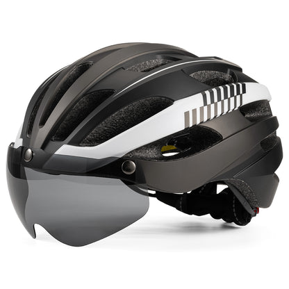 HOT UWALK A022G Bicycle Helmet with magnetic len for Adult