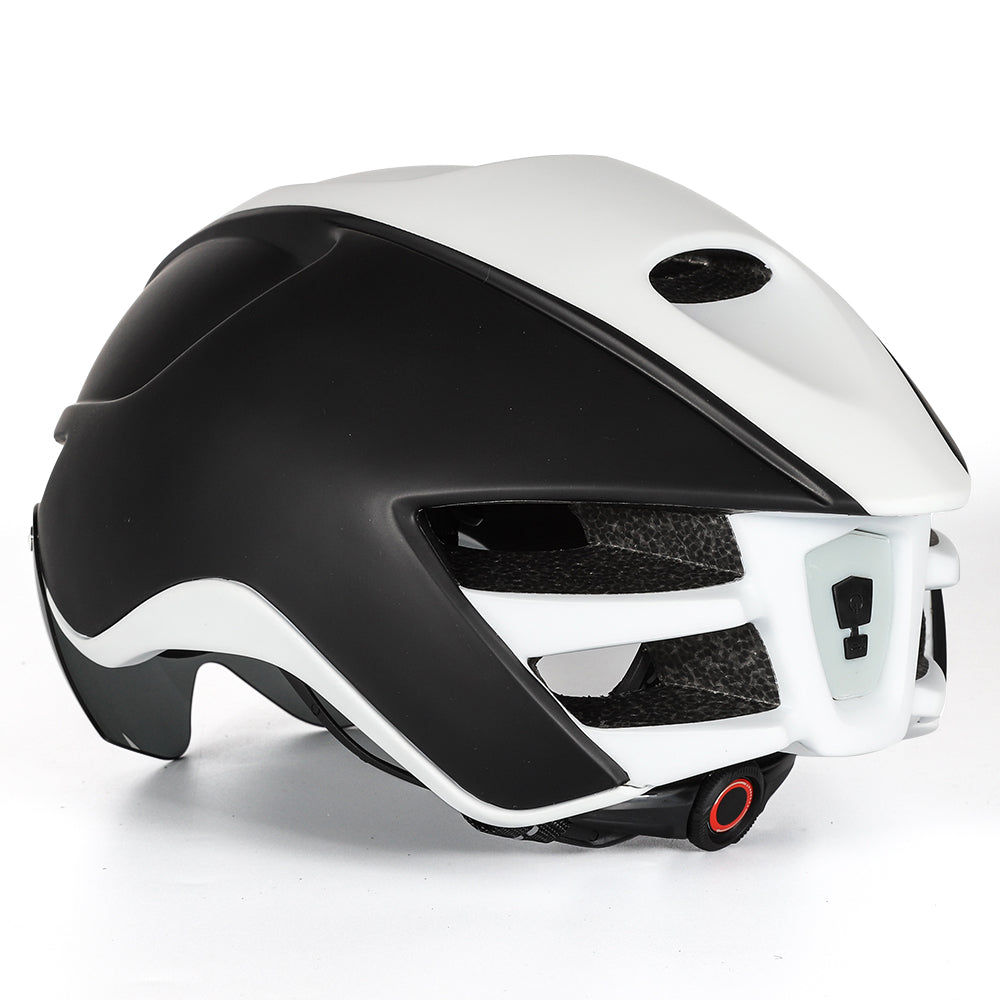 UWALK A026G Bike Helmet with magnetic windshield & USB charging taillight