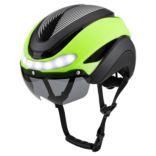 UWALK A009G Smart Bike Helmet for Adult – LED Light, Turn Signals & Magnetic Visor