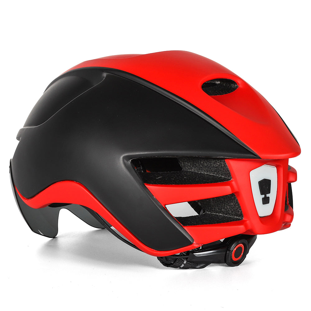 UWALK A026G Bike Helmet with magnetic windshield & USB charging taillight