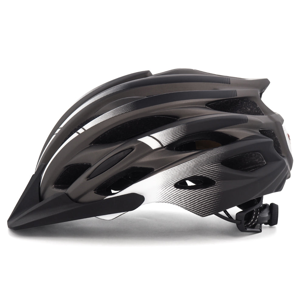 UWALK A037V Bicycle Helmet with detachable brim & Button battery tail light for Adult
