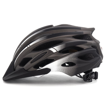 UWALK A037V Bicycle Helmet with detachable brim & Button battery tail light for Adult
