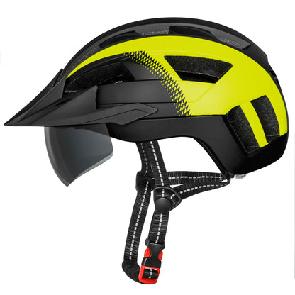 HOT UWALK A023G Bicycle Helmet with magnetic len, with charging tail light for Adult