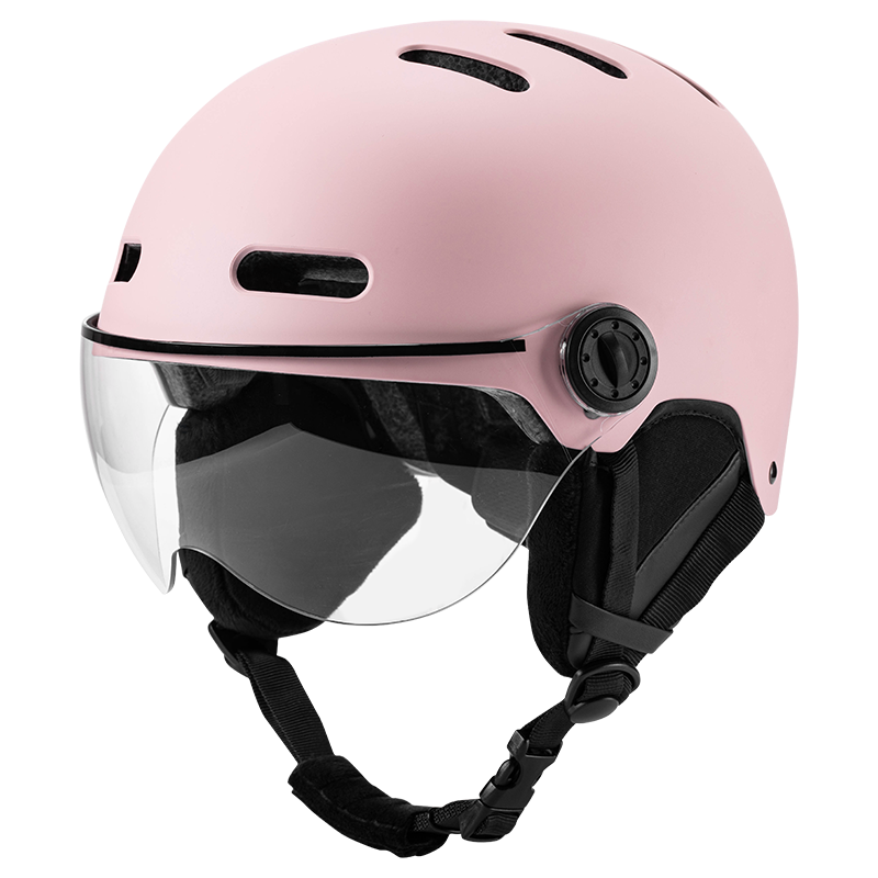 UWALK S001G Ski Helmet with detachable safety goggles