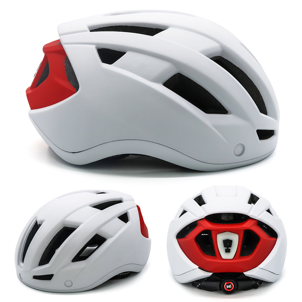 UWALK A016G Bike Helmet with magnetic windshield & USB charging taillight