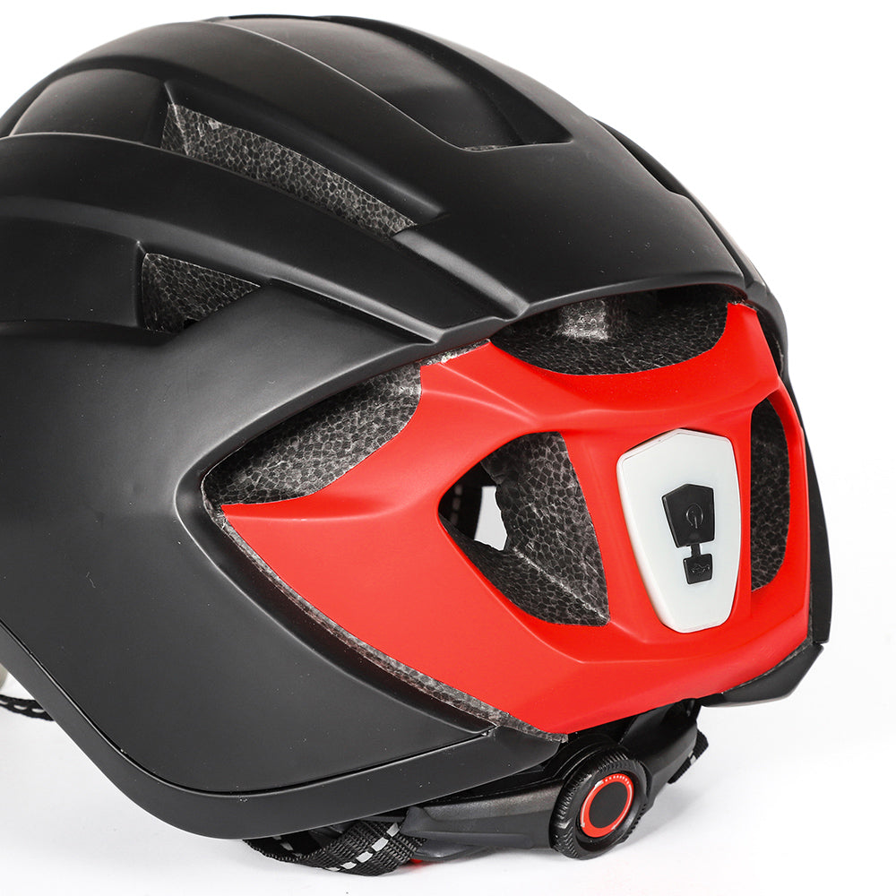 UWALK A016G Bike Helmet with magnetic windshield & USB charging taillight