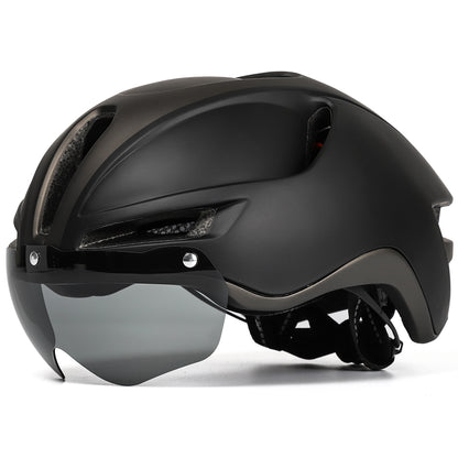 UWALK A026G Bike Helmet with magnetic windshield & USB charging taillight