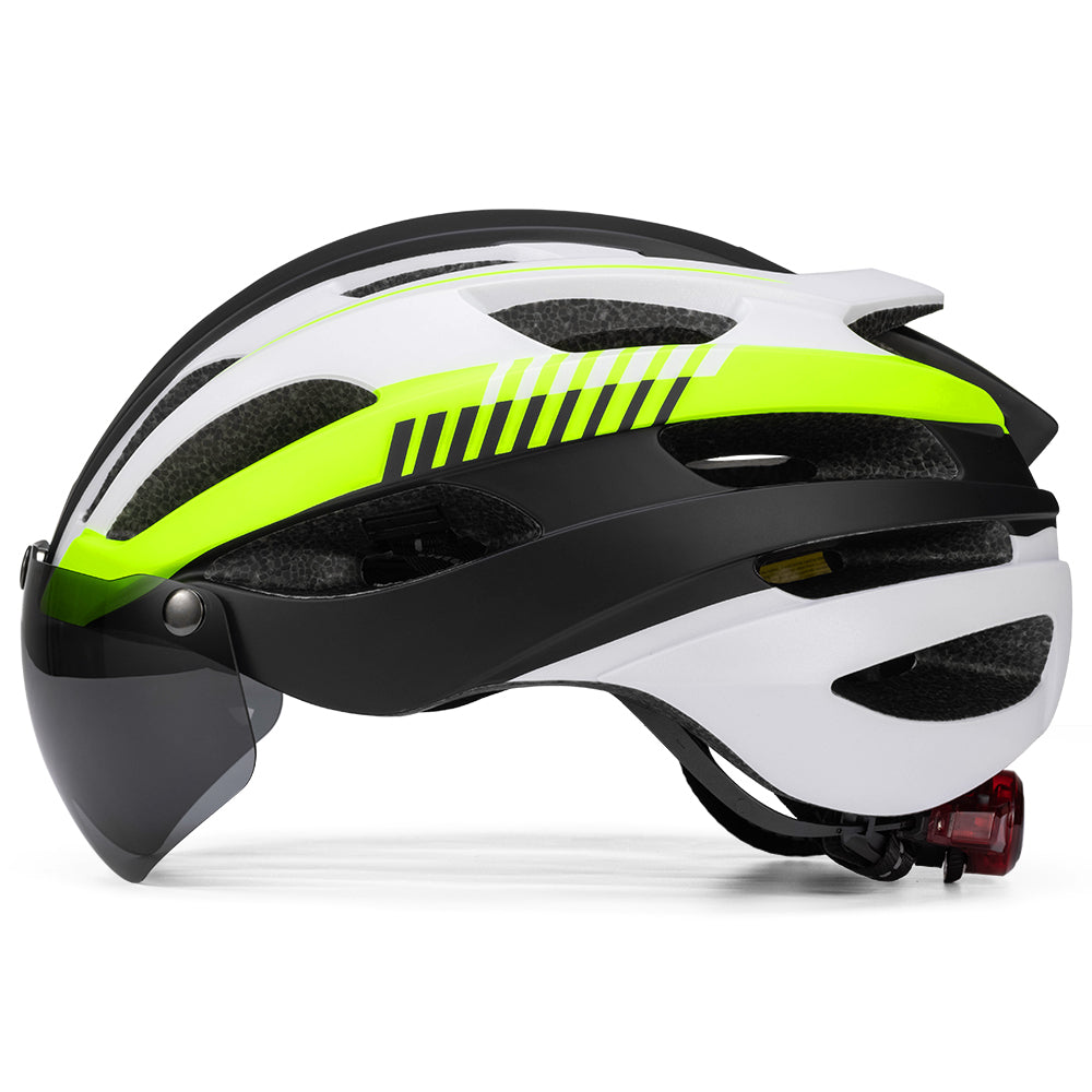 HOT UWALK A022G Bicycle Helmet with magnetic len for Adult