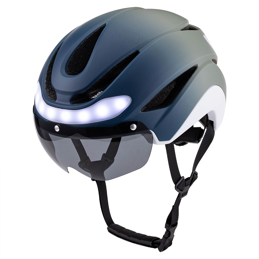 UWALK A009G Smart Bike Helmet for Adult – LED Light, Turn Signals & Magnetic Visor