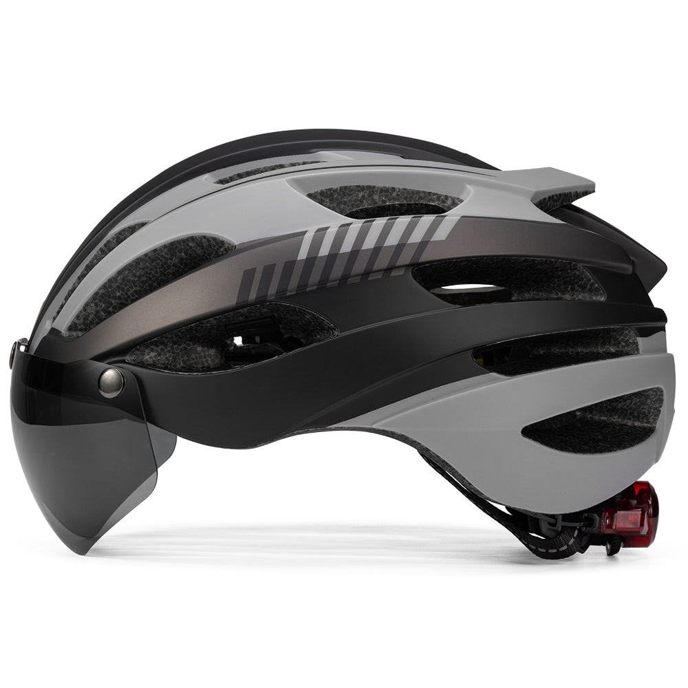 HOT UWALK A022G Bicycle Helmet with magnetic len for Adult