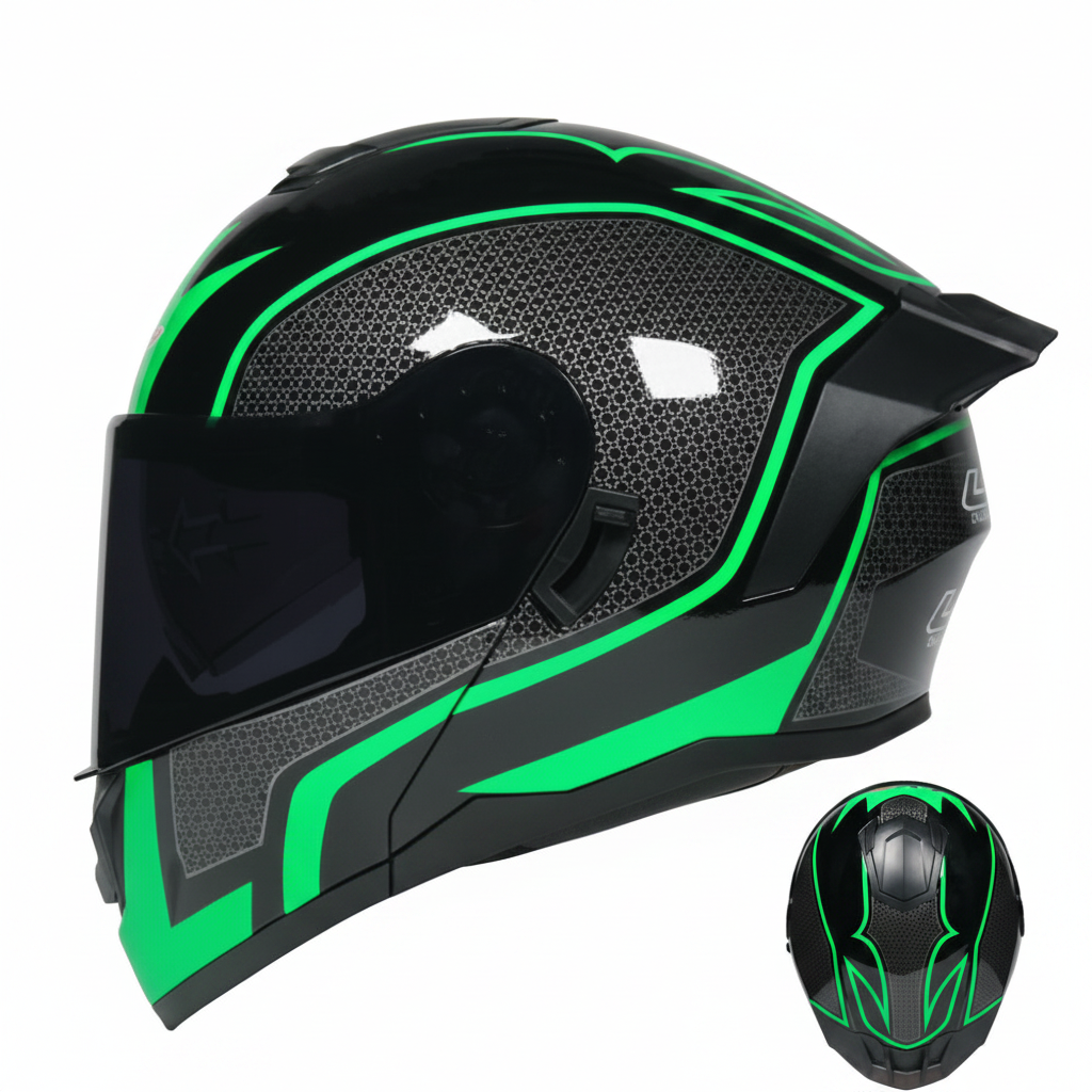 UWALK 900 Flip-Up Motorcycle Helmet with DOT Approved