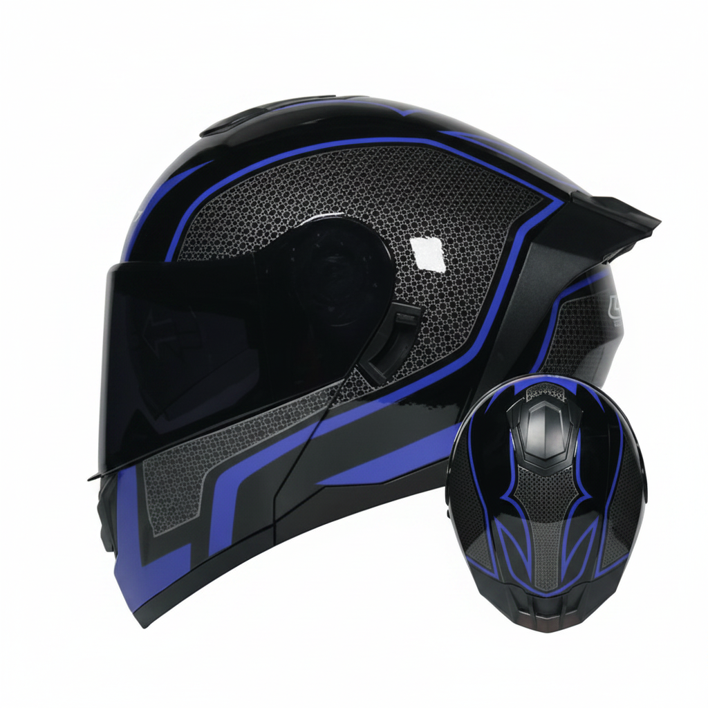 UWALK 900 Flip-Up Motorcycle Helmet with DOT Approved