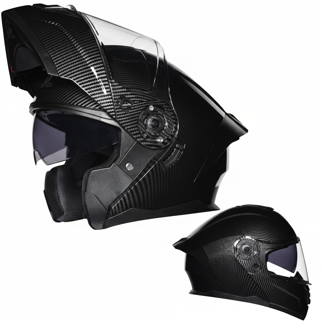 UWALK 900 Flip-Up Motorcycle Helmet with DOT Approved